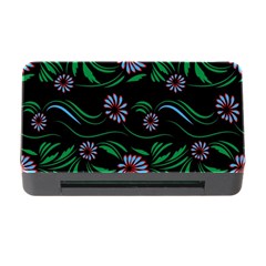 Folk Flowers Print Floral Pattern Ethnic Art Memory Card Reader With Cf