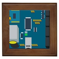 Amphisbaena Two Platform Dtn Node Vector File Framed Tile by Sapixe