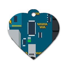 Amphisbaena Two Platform Dtn Node Vector File Dog Tag Heart (two Sides) by Sapixe