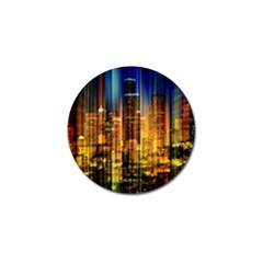 Skyline-light-rays-gloss-upgrade Golf Ball Marker (4 Pack) by Jancukart