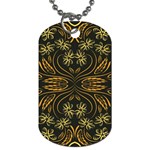 Folk flowers print Floral pattern Ethnic art Dog Tag (Two Sides) Front