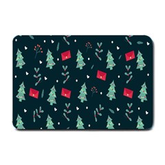 Christmas Pattern Design  Small Doormat  by artworkshop