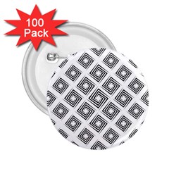 Abstract-box-white 2 25  Buttons (100 Pack) 