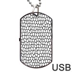 Mosaic Dog Tag USB Flash (Two Sides) Front