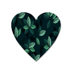 Leaves Heart Magnet