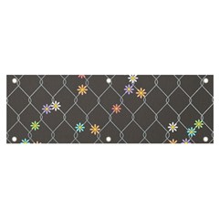 Pattern Flower Banner And Sign 6  X 2 