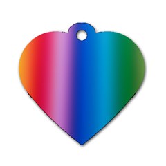 Proud Dog Tag Heart (two Sides)