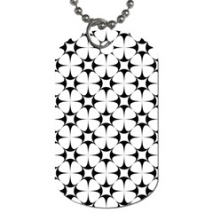 Star-white Triangle Dog Tag (one Side) by nateshop