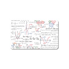 Math Formula Pattern Magnet (name Card) by Sapixe