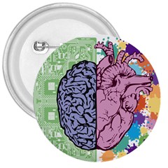 Brain Heart Balance 3  Buttons