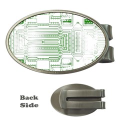 Circuit Board Money Clips (oval) 