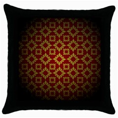 Antique Throw Pillow Case (black) by nateshop