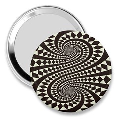 Retro-form-shape-abstract 3  Handbag Mirrors