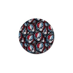 Grateful Dead Pattern Golf Ball Marker (10 Pack)