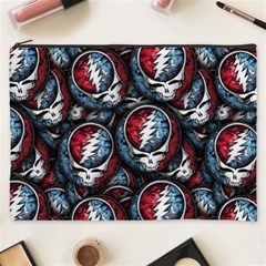 Grateful Dead Pattern Cosmetic Bag (xxxl)