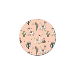 Llamas Pattern Golf Ball Marker (4 Pack) by Jancukart