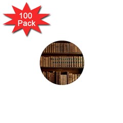 Books Bookcase Old Books Historical 1  Mini Magnets (100 Pack)  by Amaryn4rt