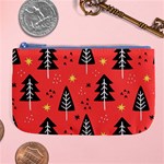 Christmas Christmas Tree Pattern Large Coin Purse Front