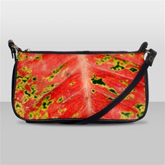 Aglonema Leaf Plant Pattern Flora Shoulder Clutch Bag by Amaryn4rt