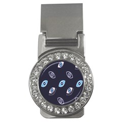 Eyes Evil Eye Blue Pattern Money Clips (cz)  by artworkshop