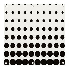 Halftone Pattern Dot Modern Retro Texture Circle Banner And Sign 3  X 3 