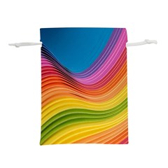  Rainbow Pattern Lines Lightweight Drawstring Pouch (s) by artworkshop