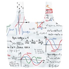 Math Formula Pattern Full Print Recycle Bag (xxxl)