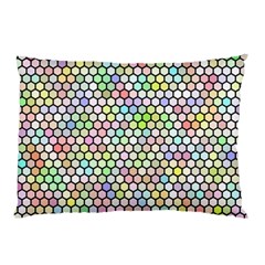 Honeycomb Art Pattern Design Background Pillow Case by Wegoenart