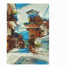 An Italian Neighborhood  Small Garden Flag (two Sides) by ConteMonfrey