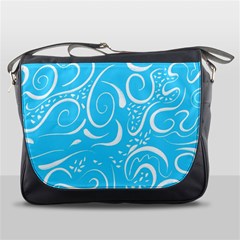 Illustration Scribble Reason Design Pattern Messenger Bag by Wegoenart