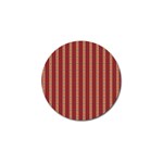 Illustration Template Background Red Strip Golf Ball Marker (10 pack) Front