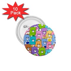 Care Bears Bear Background Cartoon 1 75  Buttons (10 Pack) by Sudhe