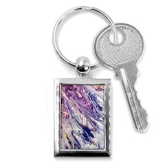 Marble Pattern Texture Key Chain (rectangle)