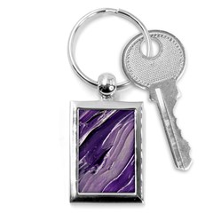 Paint Ornament Vivid Vibrant Key Chain (rectangle)