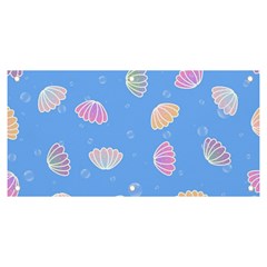 Illustration Seashell Clam Pattern Art Design Banner And Sign 6  X 3  by danenraven