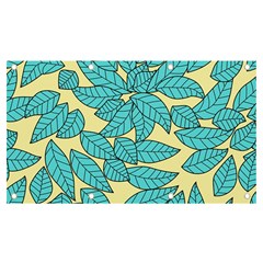 Illustration Sheets Dry Leaves Print Pattern Banner And Sign 7  X 4  by Ravend