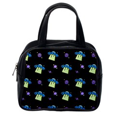 Illustration Cosmos Cosmo Rocket Spaceship Ufo Classic Handbag (one Side) by danenraven