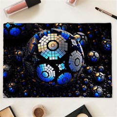 Illustration Tech Galaxy Robot Bot Science Cosmetic Bag (xxl) by danenraven