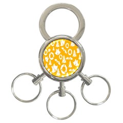 Orang Card Christmas 3-ring Key Chain by artworkshop