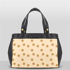 Gingerbread Star Oversize Office Handbag (2 Sides) by artworkshop