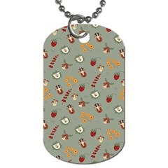 Wild Forest Friends   Dog Tag (one Side) by ConteMonfrey