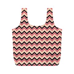 Geometric Pink Waves  Full Print Recycle Bag (m) by ConteMonfrey