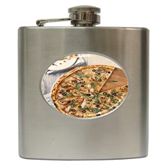 A Pizza A Day Takes The Sadness Away Hip Flask (6 Oz)