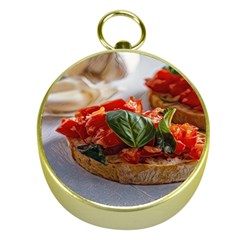 Beautiful Bruschetta - Italian Food Gold Compasses by ConteMonfrey