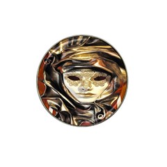 Artistic Venetian Mask Hat Clip Ball Marker by ConteMonfrey