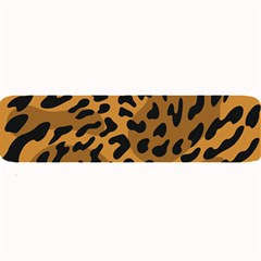 Leopard Print Jaguar Dots Brown Large Bar Mat by ConteMonfreyShop