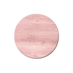 Pink Wood Magnet 3  (round) by ConteMonfreyShop