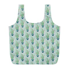 Cuteness Overload Of Cactus!   Full Print Recycle Bag (l) by ConteMonfreyShop