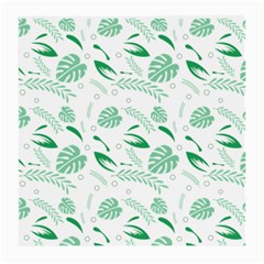 Green Nature Leaves Draw    Medium Glasses Cloth (2 Sides) by ConteMonfreyShop