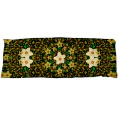 Flower Power And Big Porcelainflowers In Blooming Style Body Pillow Case (dakimakura) by pepitasart